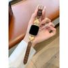 Retro heart-shaped leather Strap For Apple Watch band women 40mm 41mm 38mm 42mm 44mm 45mm 46mm starp