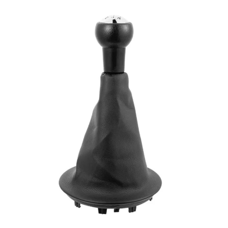Car Gear Shift Knob with Gaiter Boot Cover For Citroen Berlingo II Peugeot Partner II 2008 2009 2010-2018 Interior Accessories
