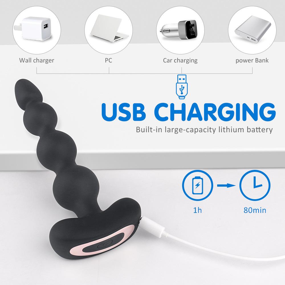 Remote Control Vibrating Anal Plug - Waterproof Adult Sex Toy for Men Women, Prostate Massager, Wearable Butt Plug for Couples Play