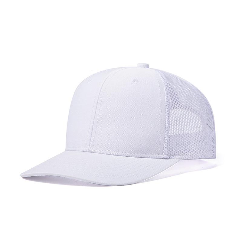 Trucker Hat Cotton Plain Mesh Sports Cap Embroidery Patch Custom Logo Blank Mesh Snapback Gorras 112 Truck Driver Cap