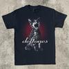 Deftones Adrenaline Cat Graphic Tricou Negru Unisex din Bumbac Gros Mărime S-5XL Tricou Unisex
