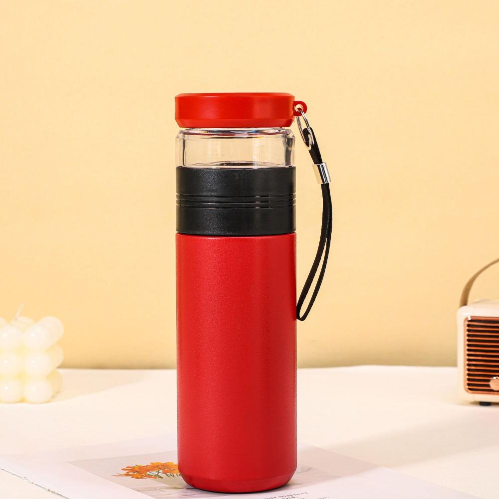Stainless Steel Insulated Cup 500ML Capacity Tea Brewing Cup New Tea Infuser Bottle