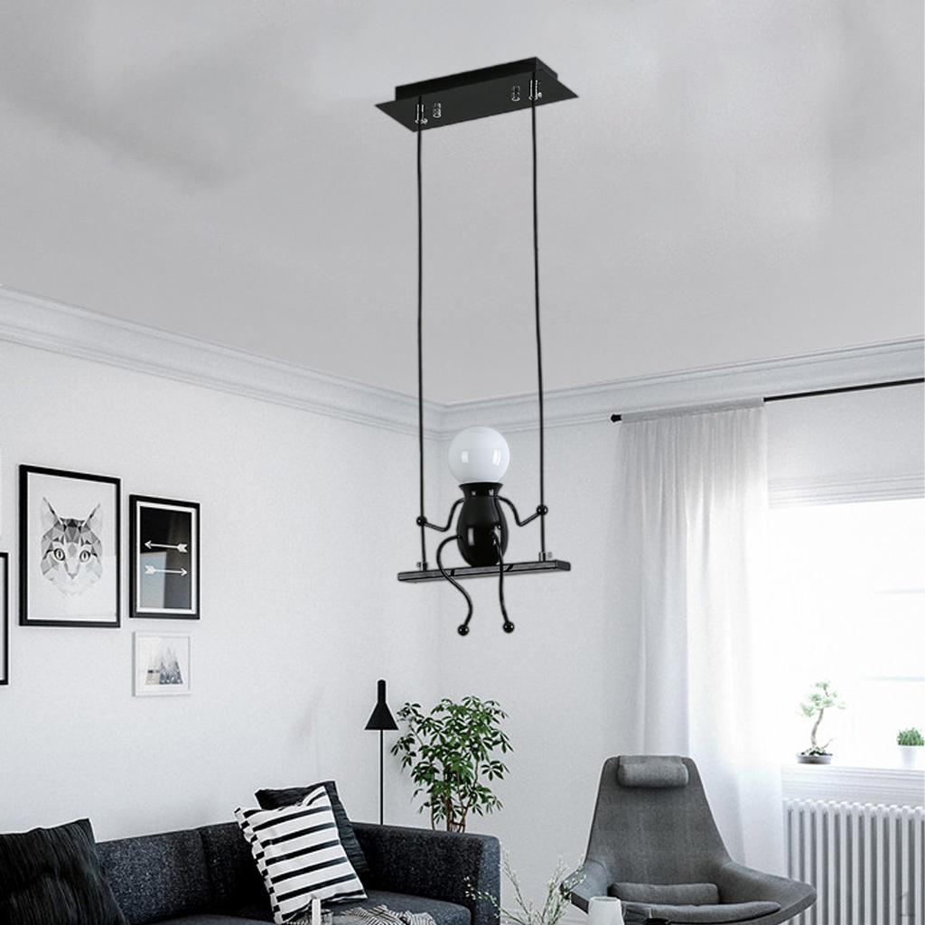 Ceiling Pendant Chandelier Fixtures Metal Bedroom Contemporary Dining Room Restaurant Lamp Indoor