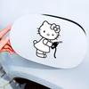 New Cute Cartoon KT Cat Oil Cap Sticker for Car Decoration