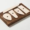 Wooden Pottery Tools Pottery Tool Assortment Pottery Tools Set for Ceramics Clay Carving Shaping 5 Piece Wooden Rib for Ceramic