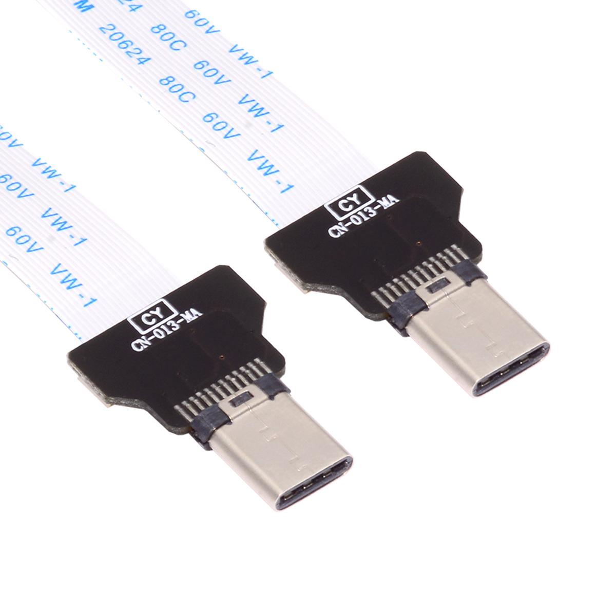 

UC-019-CM CN-008-OTG/CN-009-0.13M/CN-013-MA OTG USB-C Type-C Штекер Хост до Type-C Штекер Цільовий Дані Плоский Тонкий FPC Кабель As Shown A