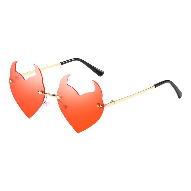 Trendy Stylish Irregular Sunglasses For Parties And Festivals With Uv380 Protection