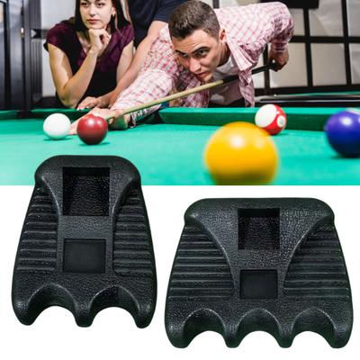 Pool Cue Holder Portable Weighted Cue Rest with Chalk Holder 4-Cues Billiard Cue Rack Mini Pool Stick Holder for Table