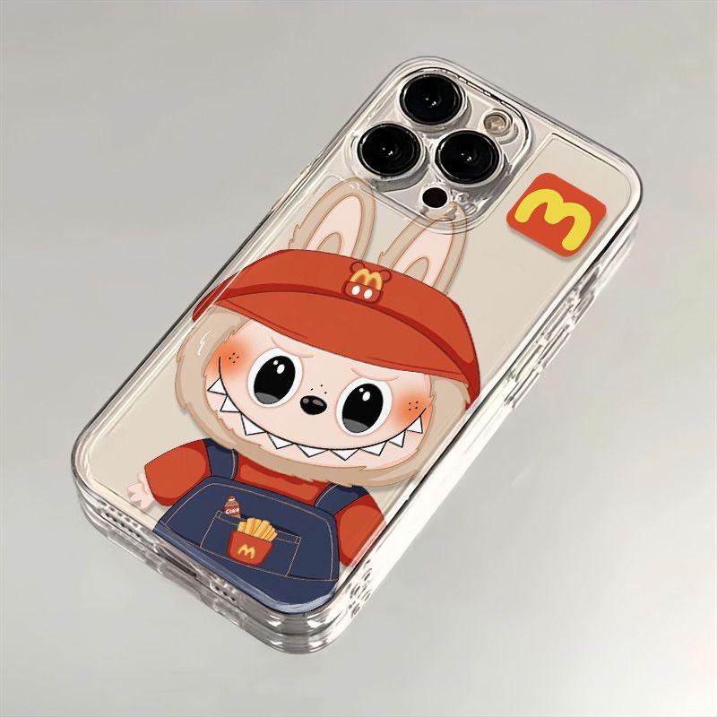 

M Ji Labubu Phone Case for iPhone 16 Pro/14/13/12, SE, Apple XR/XS Max/8 Plus iPhone 12