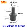 5Pcs Soft PVC Pagoda Connector 20/25/32mm to 8-25mm Pipe Joint Fittings  for Aquarium Fish Tank