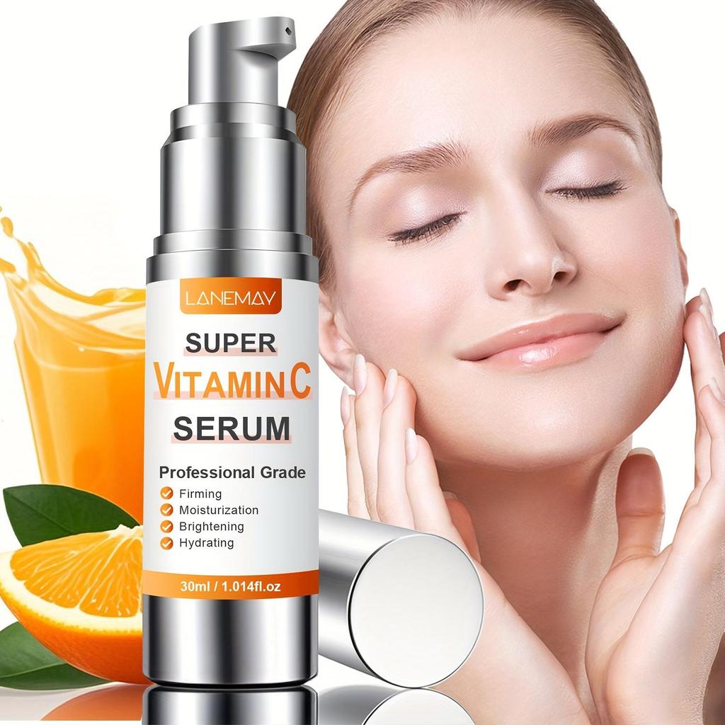 Super Vitamin C Serum - Deep Moisturizing and Hydrating Facial Skin, Brighten Skin and Improve Skin Texture - Suitable for All Skin Types,30ml