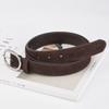 High-end Matte Leather Belt for Women with Versatile Skirt and Pants Decoration Ins Belt for Women