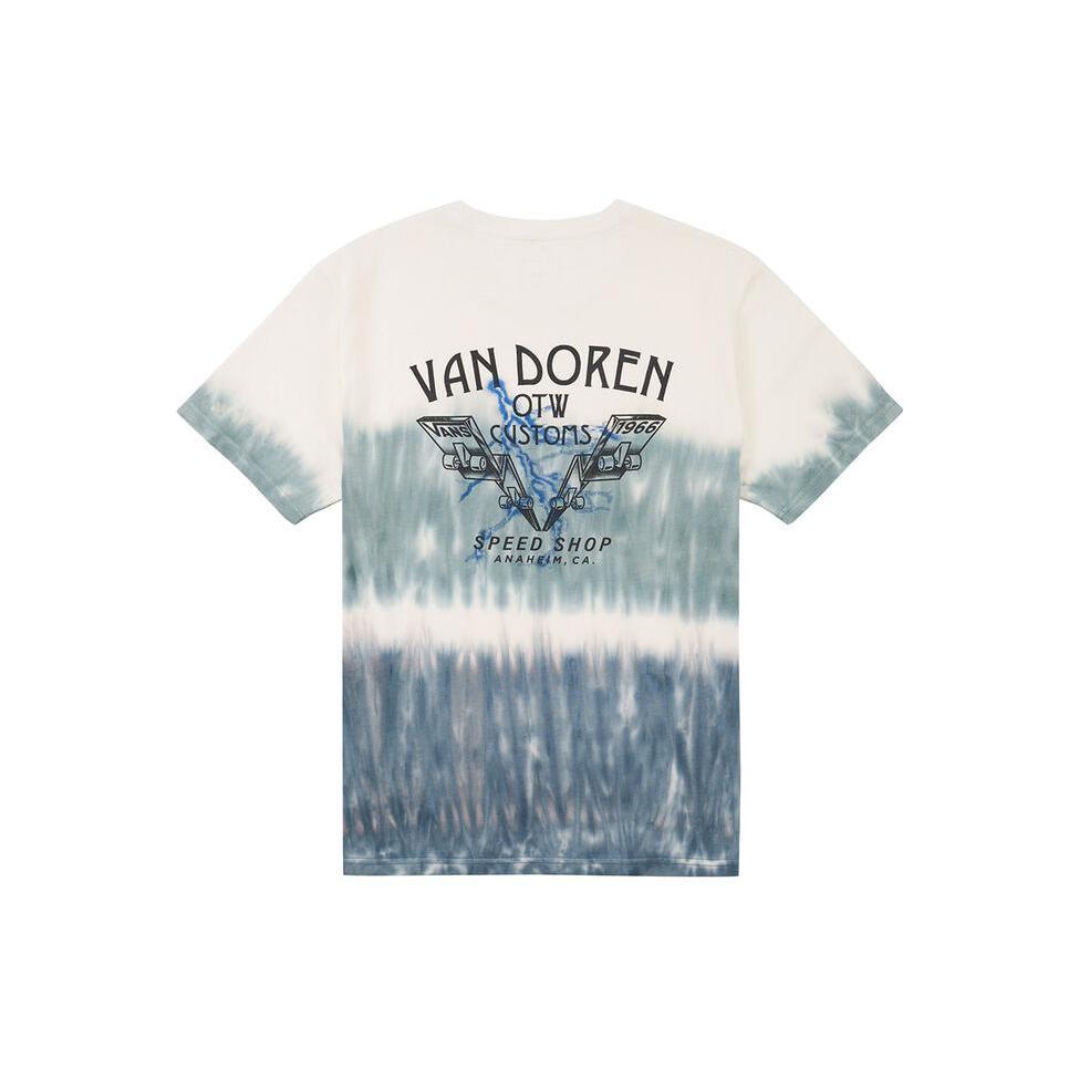 Vans T Shirts Men's Blue Crew Neck Moderate Straight Fit VN00093BJCN