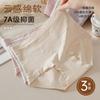 Women's High-Waisted Antibacterial Cotton Underwear (3-Pack)