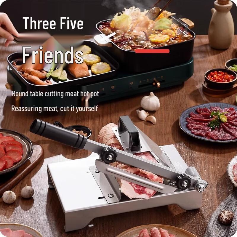 Household 304 Stainless Steel Manual Frozen Meat Slicer