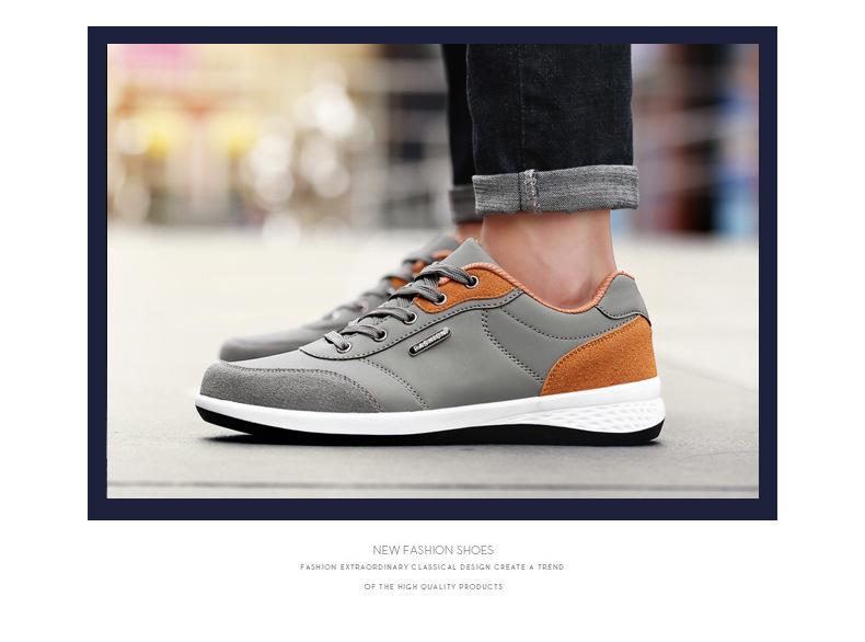 Spring Men's Non-slip Casual Walking Shoes - Soft Sole for Middle-aged and Elderly