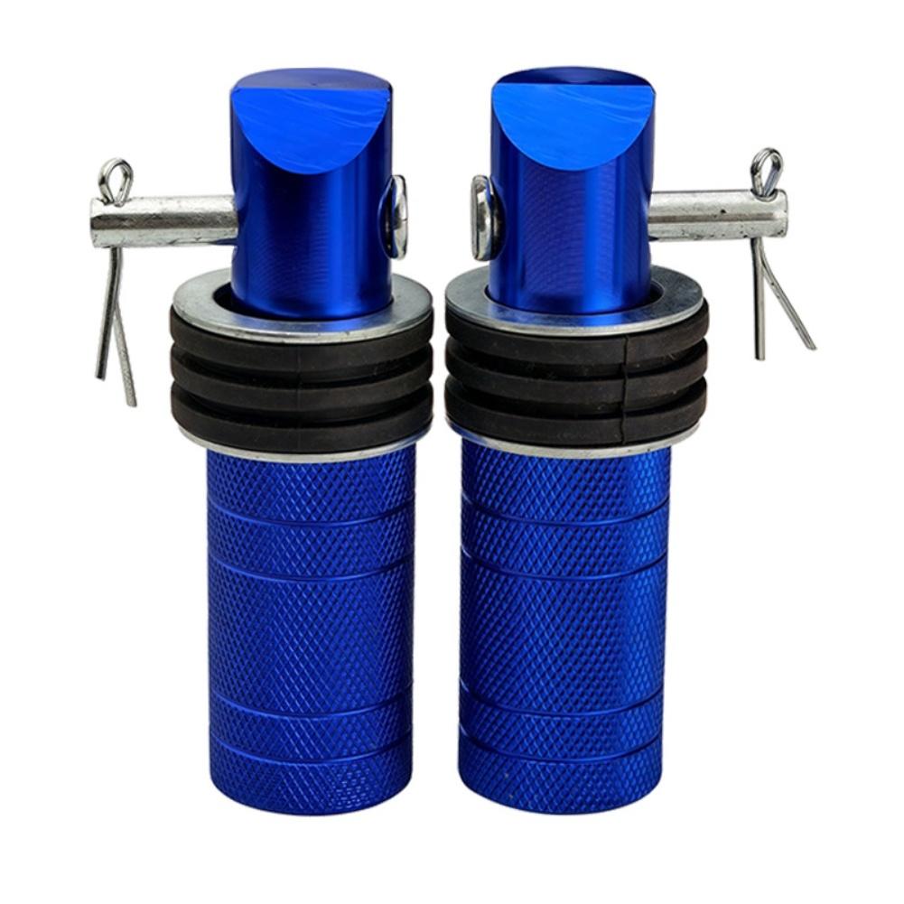 For Motorcycle Riding Aluminum Alloy Footrest Knurled Footrests Non-slip Footrests Direct Mount Easy Installation