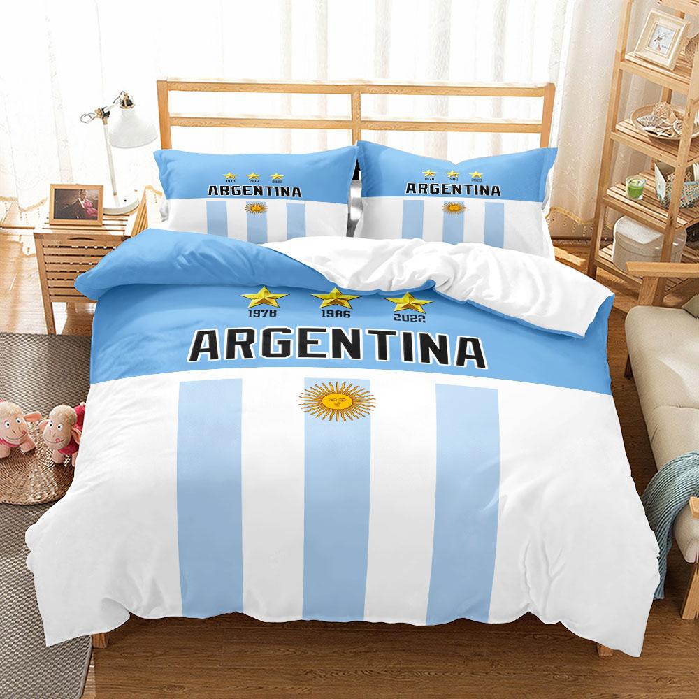 My Slogan Customized Duvet Cover Set EU Single Double King US Twin Full Queen Size  Bedclothes