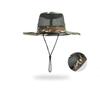 Summer Camouflage Bucket Hat Outdoor Breathable Mesh Sunshade Hat Men's Panama Hat Bucket Hat Travel Camping Climbing Fishing Cap UV Protection Hat