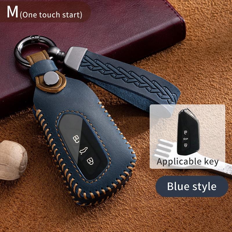 

Fashion New Car Remote Key Case Cover Shell Fob For Vw Volkswagen Golf 8 Skoda Octavia A8 Seat Leon Mk4 Accessories