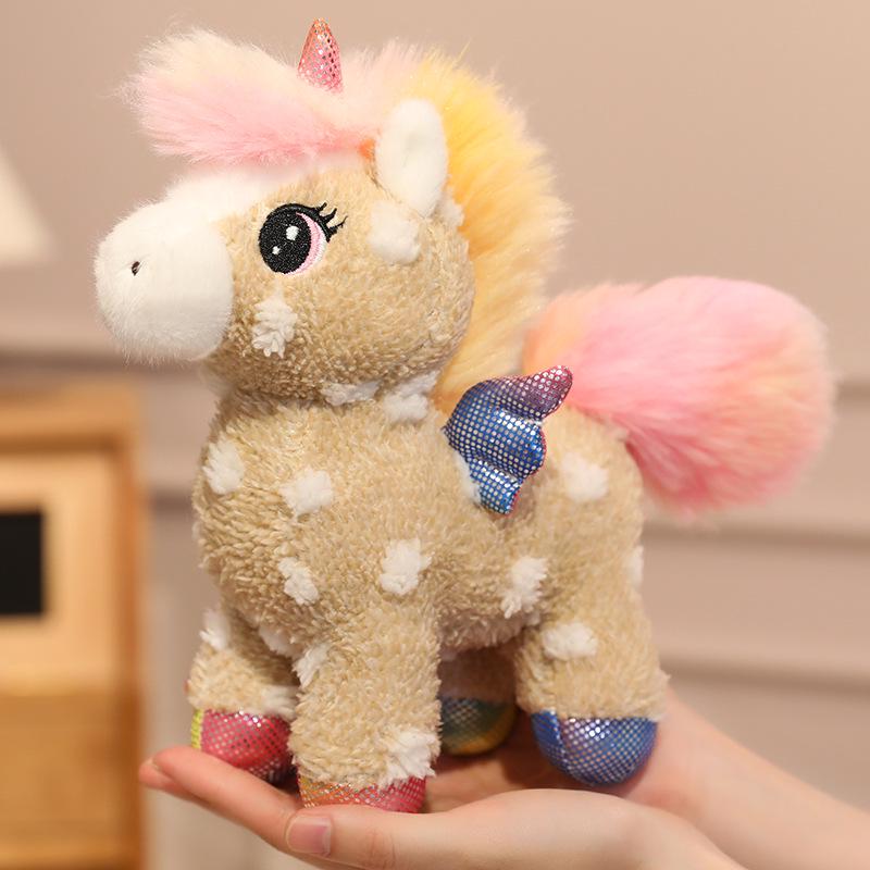 Rainbow Unicorn Plush Toy - Colorful Horse Doll for Home Decor and Kids