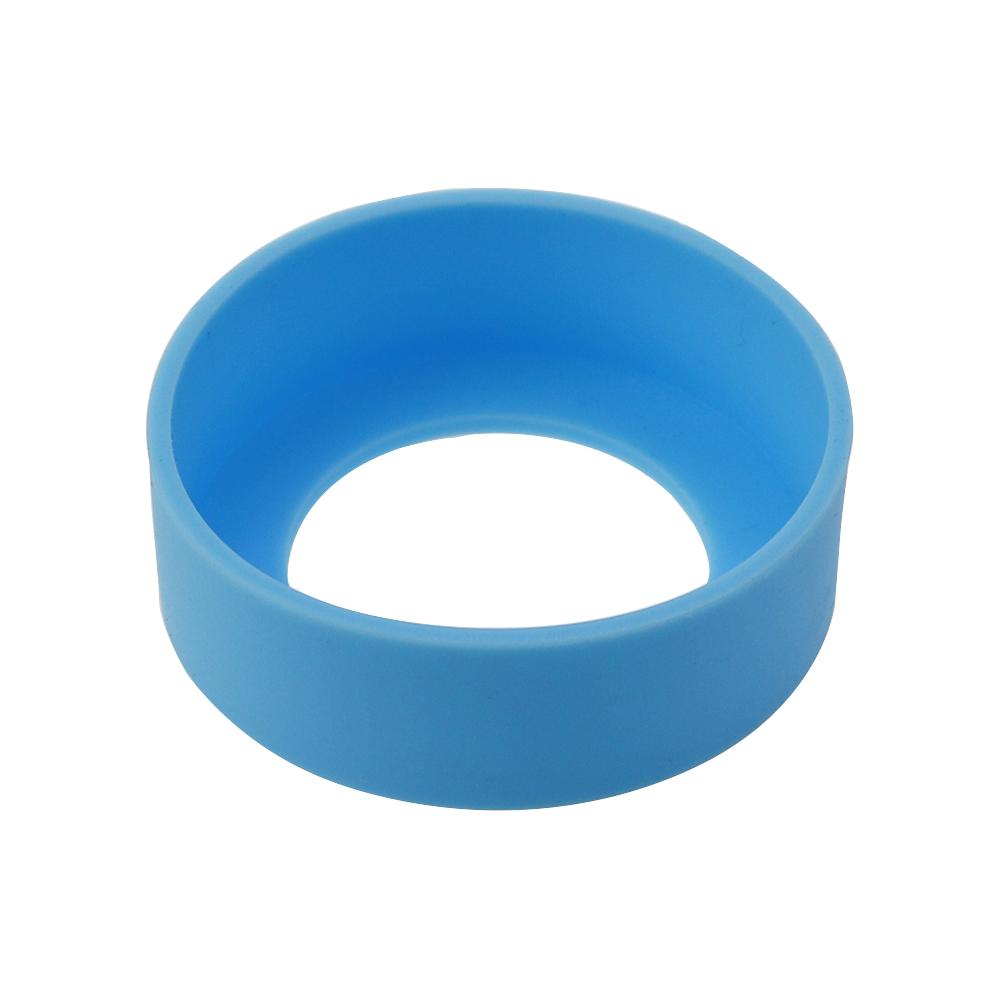 1Pc 6.5CM 28 Solid Color 13.5G Silicone Cup Bottom Cover Water Protective Support Anti Scald Round Odorless Fall Thermostability