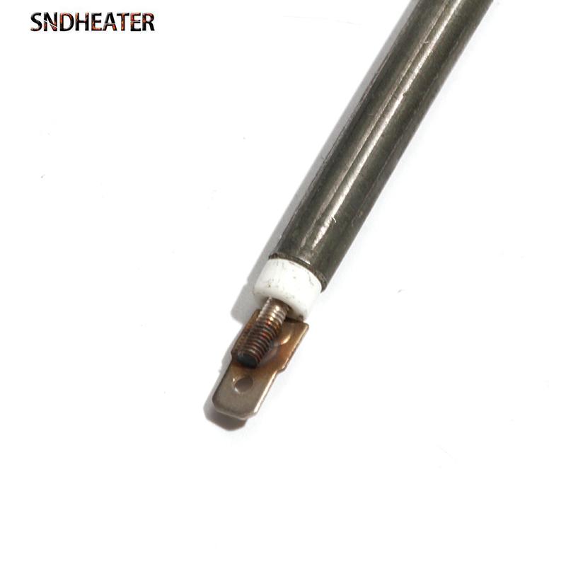 SNDHEATER 2pcs Electric Oven Heater Element 304SS Tube 6.6mm*360/365/370/380/385mm 6mm wide Round Sheet 350W 110V/220V