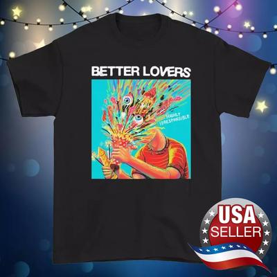 Better Lovers Artwork Schwarzes T-Shirt Unisex Tee Alle Größen S-5XL 2F204