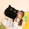 Plush Toys Cute Black Cat-shaped Pillow Boys Girls Cats Dolls Nap Pillow Sleep