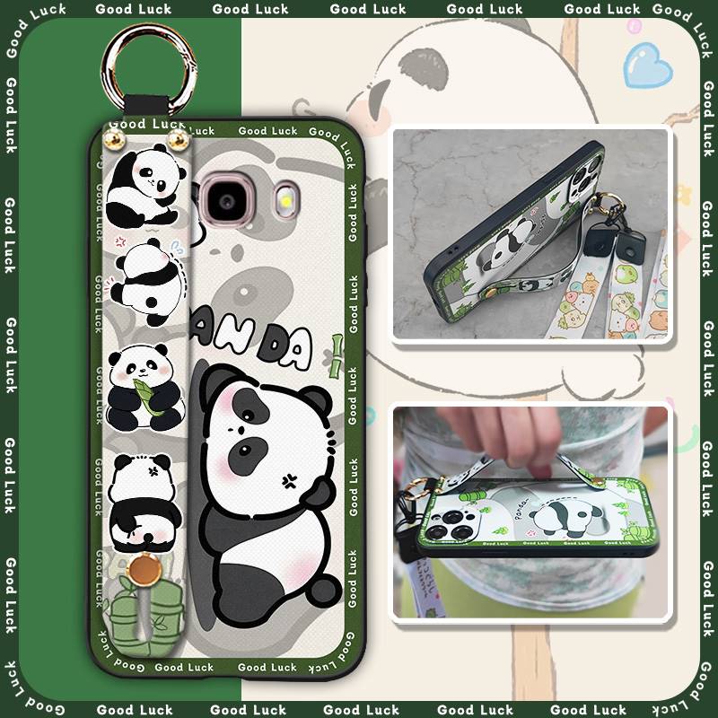 Cartoon Phone Holder Phone Case For Samsung Galaxy J510/J5 2016/J5108 Anti-knock Waterproof Shockproof Anti-dust Cute