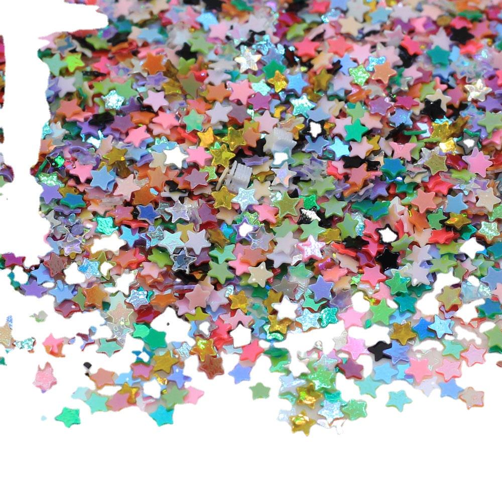Kawaii Star 3mm Flatback Nail Painting Stickers Beautiful Miniature DIY Jewelry Findings for Girls