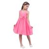 Kids Big Girl Asymetryczne Ruffles Flower Girl Dresses Outdoor Wedding Druhna Szyfonowa sukienka