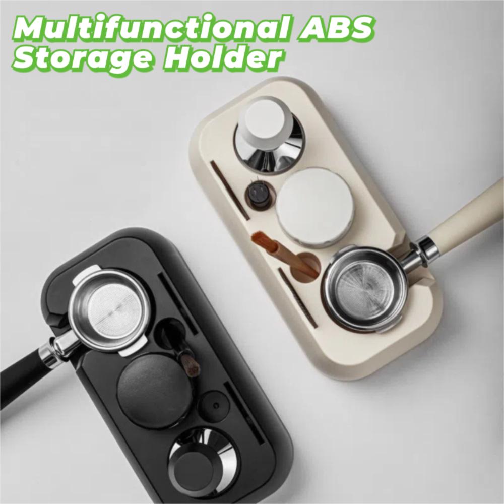 

Universal Press Tampering Holder Non Slip Coffee Portafilter Holder Storage Base Mat Cafe Supplies білий