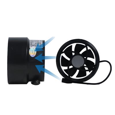 Air Extractor 12V Exhaust Fan Compact Size 110*96*90mm Efficient Airflow Up To 110m Energy Efficient Ventilation For Home