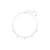 Colier Choker Tennis Deluxe Mixt Placat cu Rodiu Femei coliere Alb 5562084