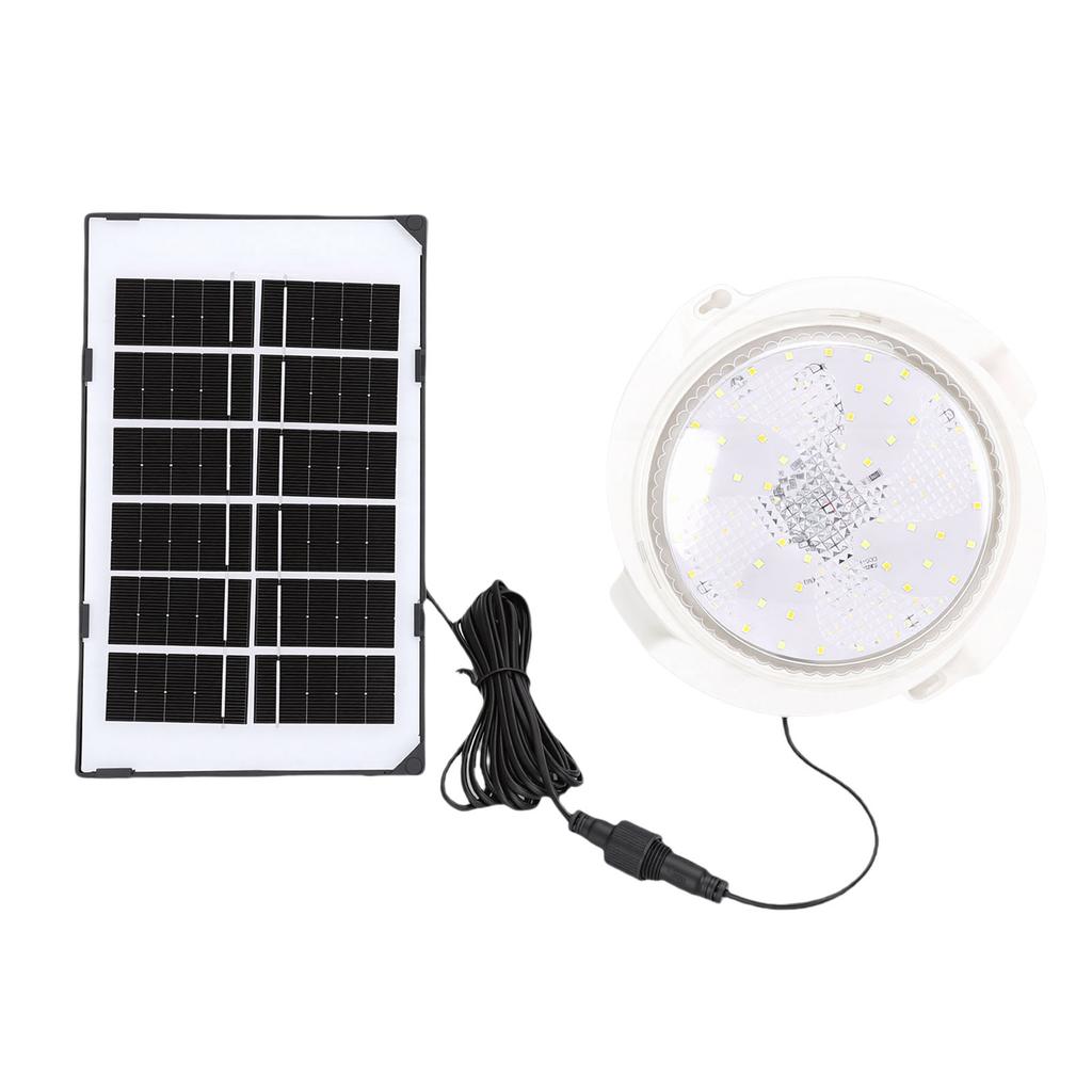 Solar Ceiling Light IP67 Water Proof High Brightness Remote Control 3 Colors LED Solar Shed Light for Indoor Outdoor