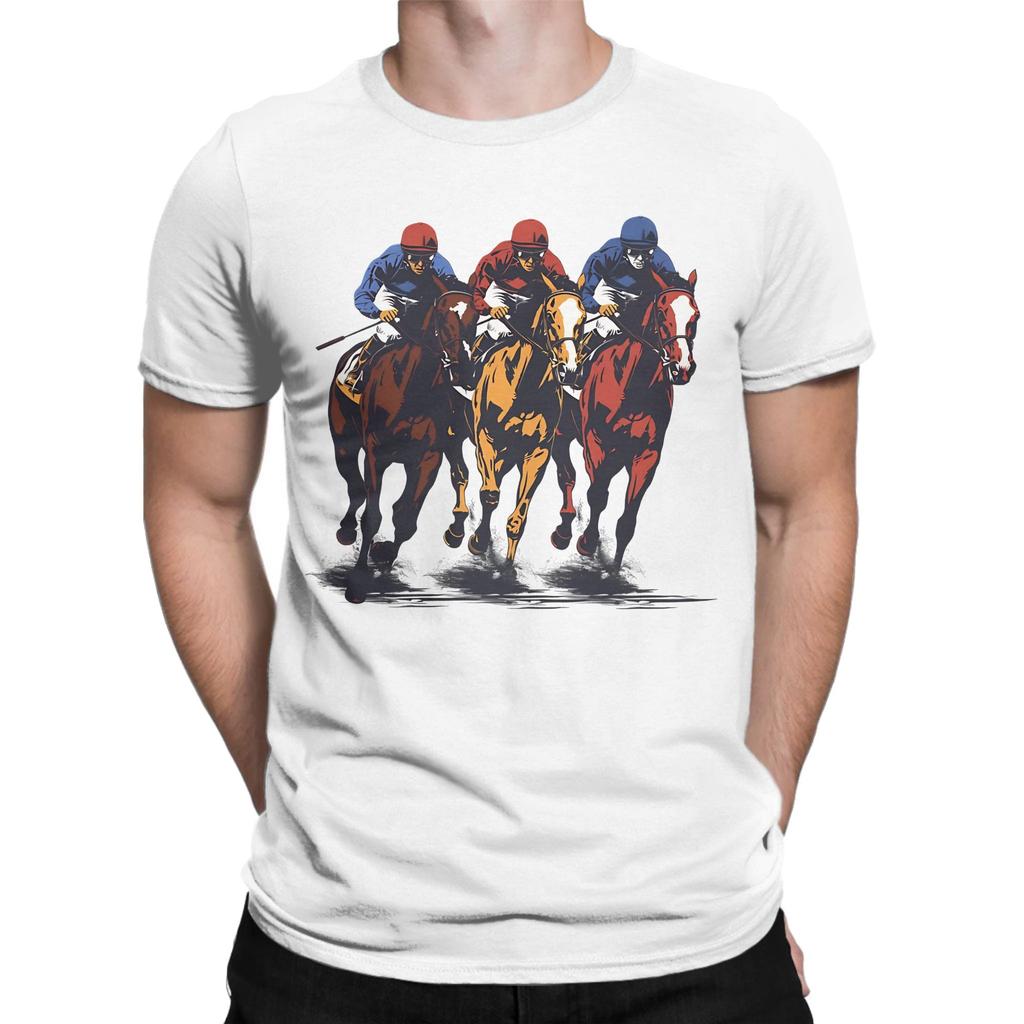 Horse Racing Classic Novelty 100 Cotton Tshirt Horse Racing Jockey Silks Tees Tops For Unisex