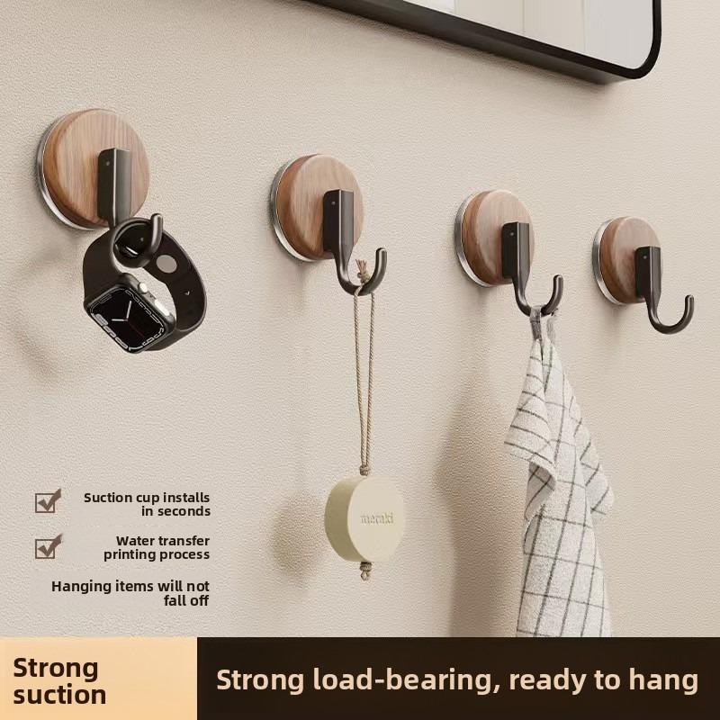 Holzmaserung Saugnapf - Kein Bohren erforderlich, Sehr langlebig, Geeignet zum Staubsaugen, Nahtlose Haftung, Ideal für die Küche.