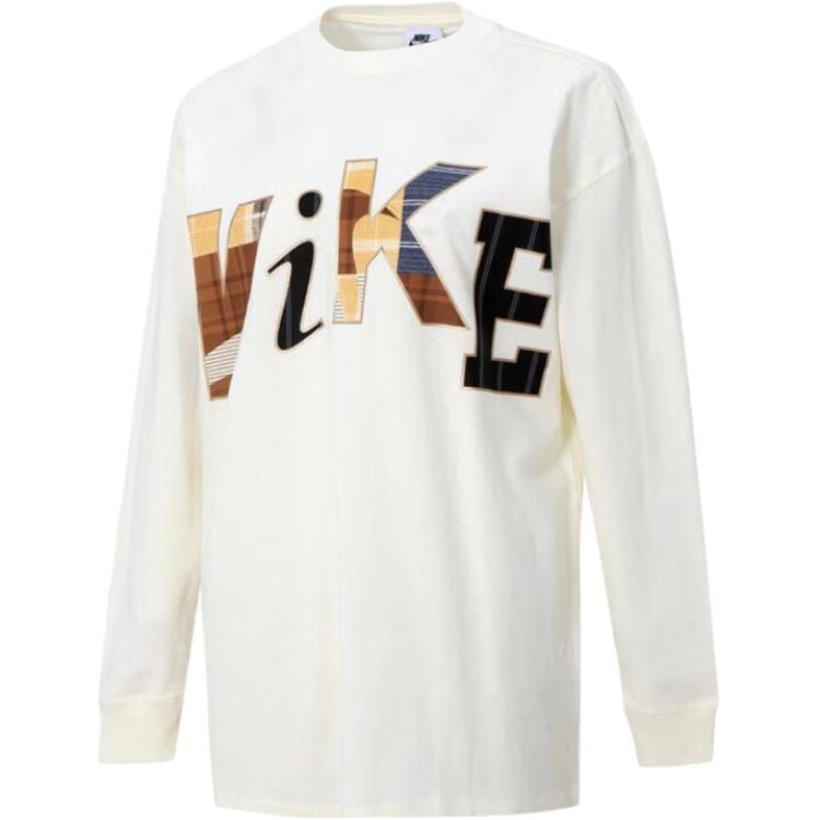 Nike Sweatshirts Women's White Crew Neck Moderate Regular FV3976-121