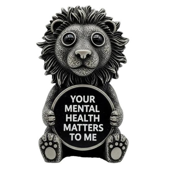 Cartoon Animal Figurine Your Anxiety Is A Lying Hoe Dog Cat Penguin Orangutan Lion Statue Sculpture Home Office Decoration Ornament