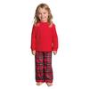 Christmas Family Matching Pajamas Set Long Sleeve Pullover Top Plaid Pants Pjs Sleepwear Set Soft Holiday Loungewear for Women Men Kids