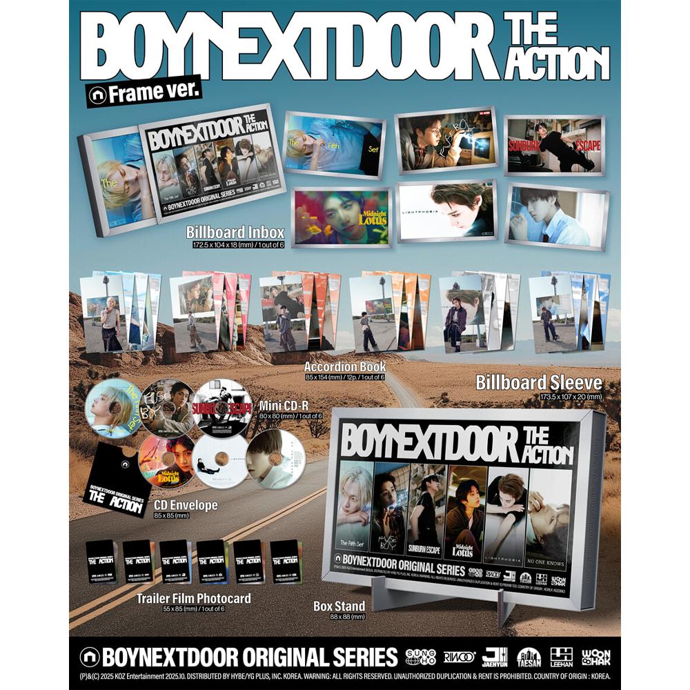 [Pre-order] BOYNEXTDOOR - The Action (Frame Ver.)