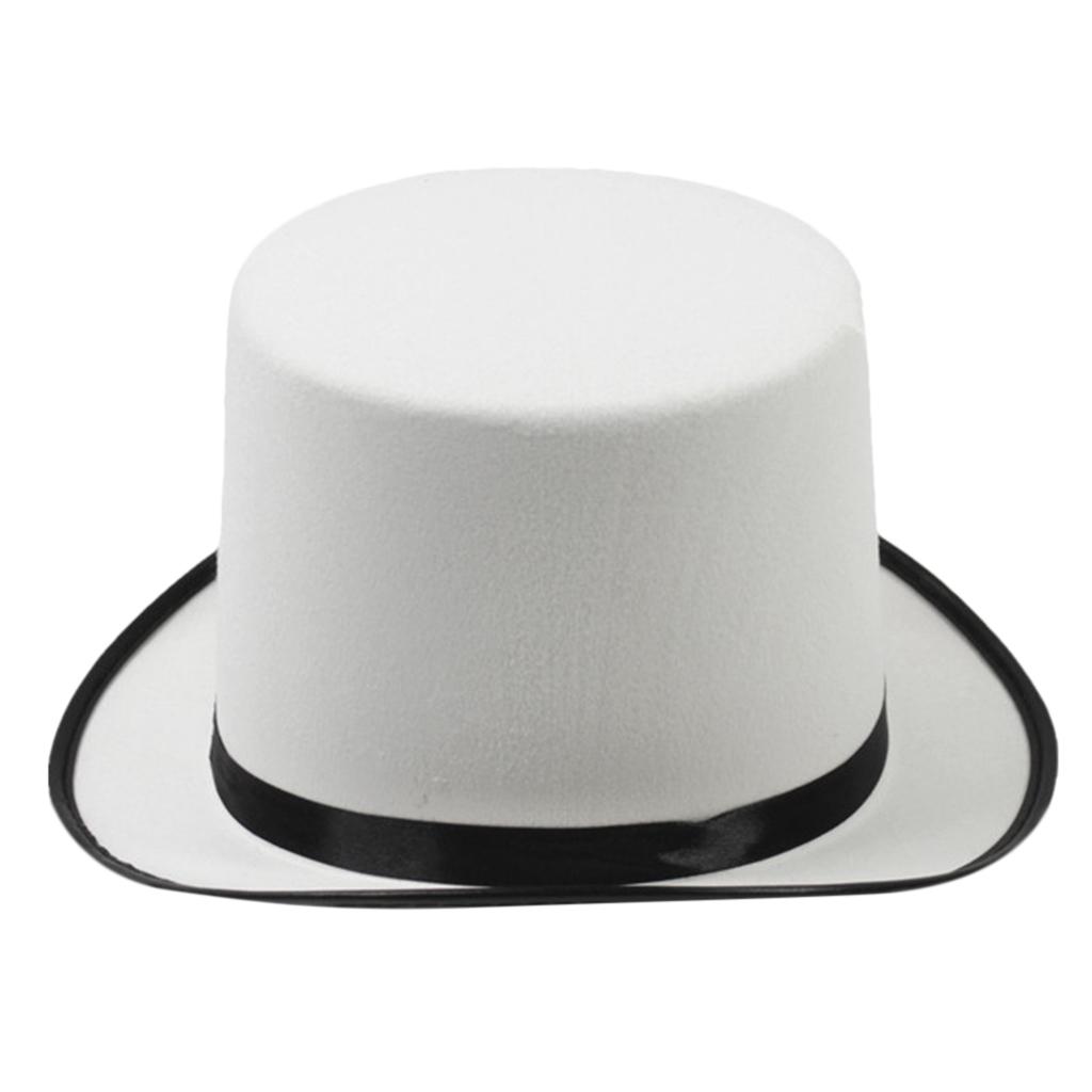 Magician Formal Top Hat Steampunk Party Vintage Fedora Trilby