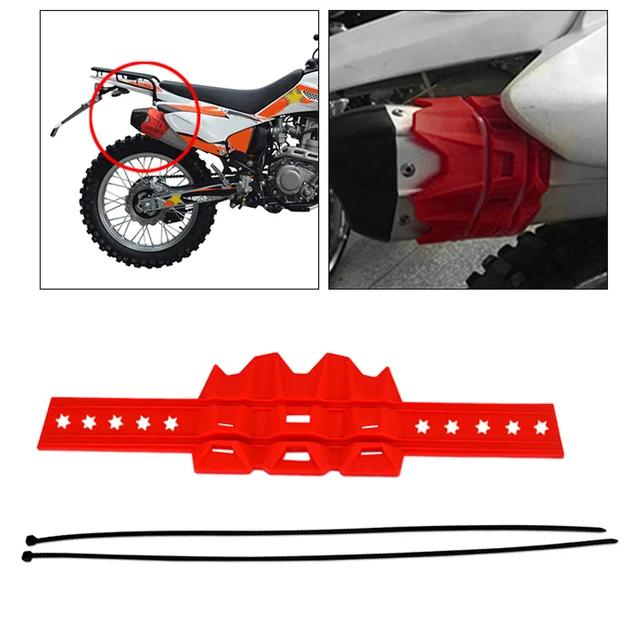 Univerzální kryt výfuku, tlumič výfuku, ochranný kryt proti nečistotám, tepelně odolný pro díly motocyklů, enduro, motokros