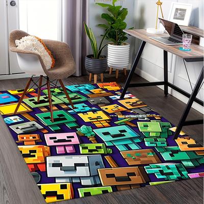 Minecraft Office Chair Mat Pixel Art Gaming Carpet