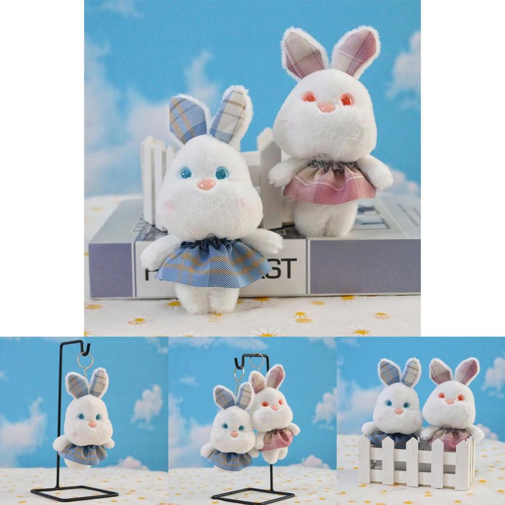 Plush Bunny Keychain With Short Plush Material For Kids And Collectors