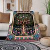 1 Stück Decke mit Blumenmuster, Weiche Warme Überwurfdecke Nickerchen-Decke für Couch Sofa Büro Bett Camping Reisen