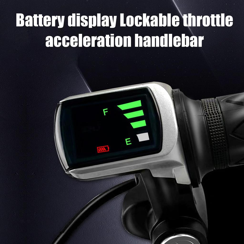 Electric Throttle Handle - Scooter Twist Grip, Motorcycle Speed Control | ABS Rubber Metal