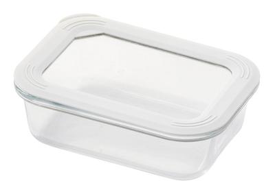 Pearl Metal Storage Container, Easy-to-Clear, Heat-Resistant Glass, 550ml, HC-531