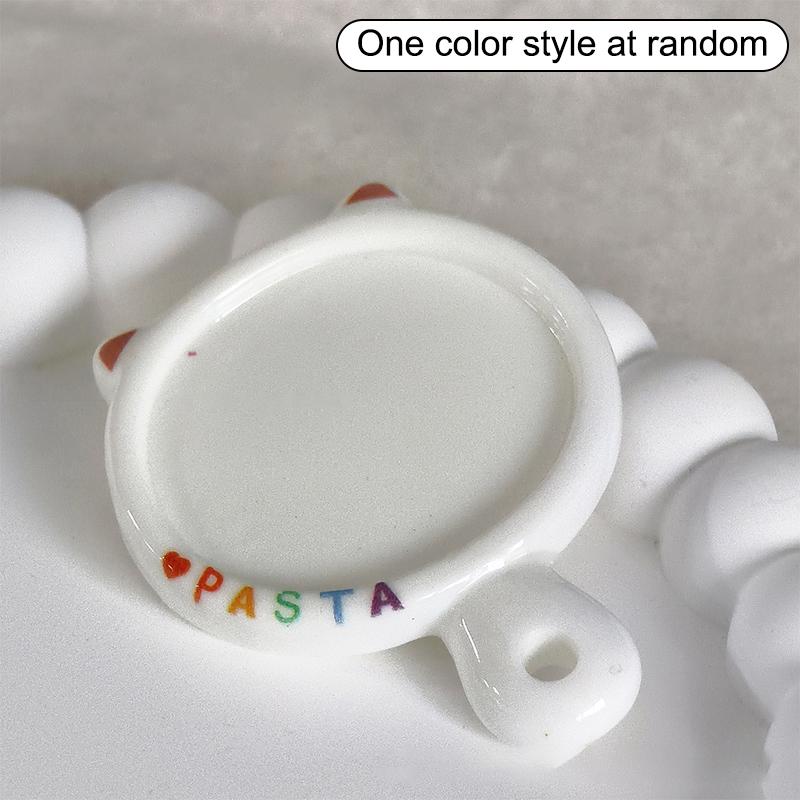 1Pcs New Design Cute Resin Ring Paint Palette Mini Portable Ins Wind Cute Finger Palette Tone Nail Tools Art Supplies